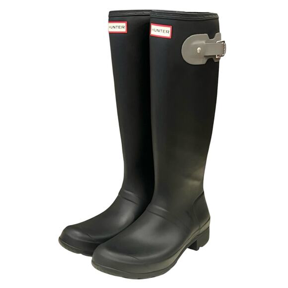 NEW Hunter Original Tour Talk Packable Foldable Rain Boots - Picture 1 of 8
